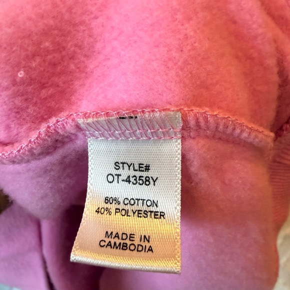 Zenana pink hoodie. Size large. - Picture 4 of 4